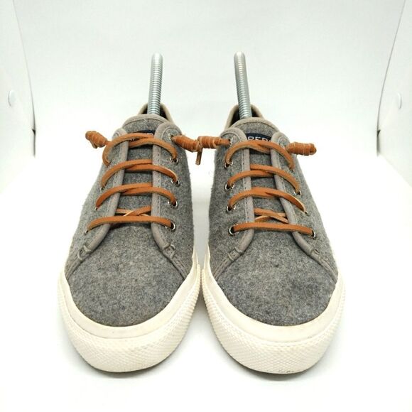 Sperry Top Sider Cliffside Wool Platform Sneakers Shoes Women's Size 6.5 Grey - Picture 3 of 8